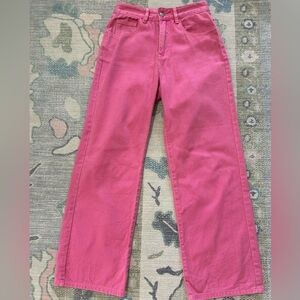 SHEIN size 26 women’s pink jeans.